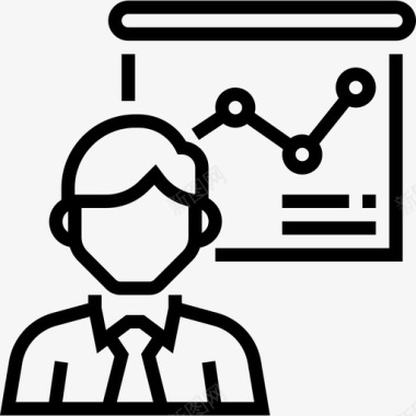数据分析矢量图分析数据分析2线性图标图标