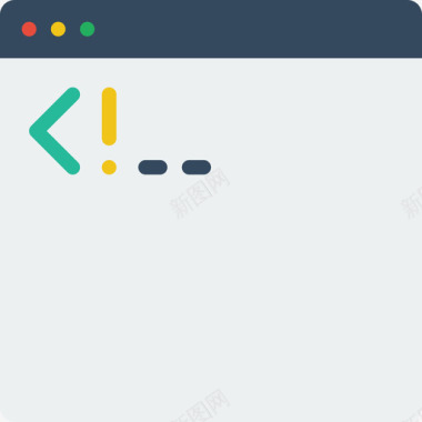 编程语言编码编码开发24扁平图标图标