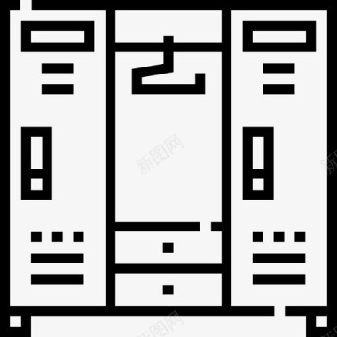 个人信息3838运动型线性储物柜图标图标