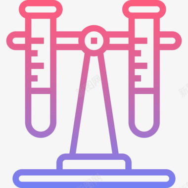 不止50OFF试管科学50线性梯度图标图标