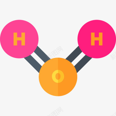 分子分子化学12扁平图标图标