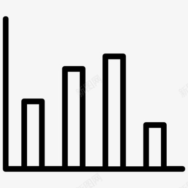 方条形调查评估条形图客户分析图标图标