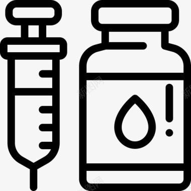 疫苗管家疫苗药学14线性图标图标