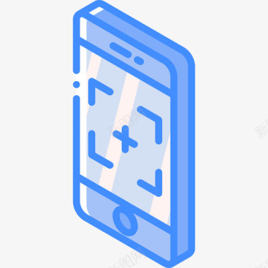 蓝色手机智能手机移动功能17蓝色图标图标