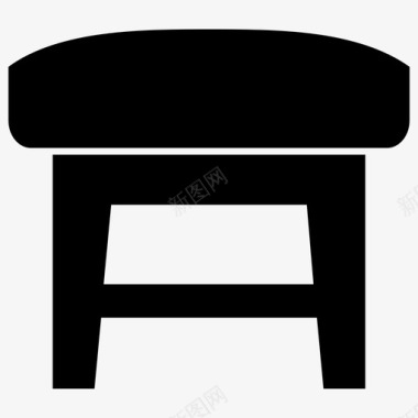 凳子椅子桌椅图标图标