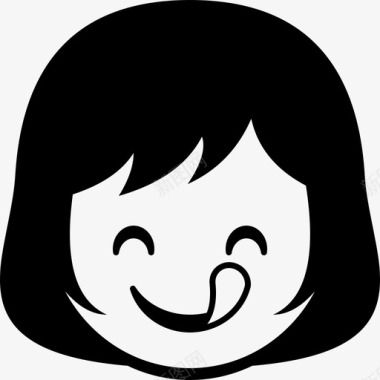 吃吃表情脸图标图标