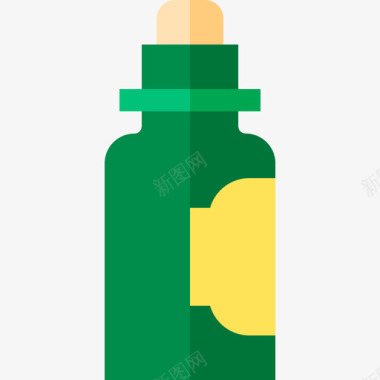 酒瓶酒瓶鸡尾酒12平淡图标图标
