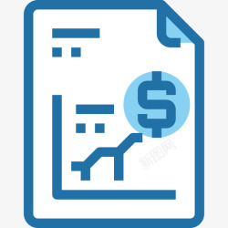 蓝色财务背景文件银行和财务2蓝色图标高清图片