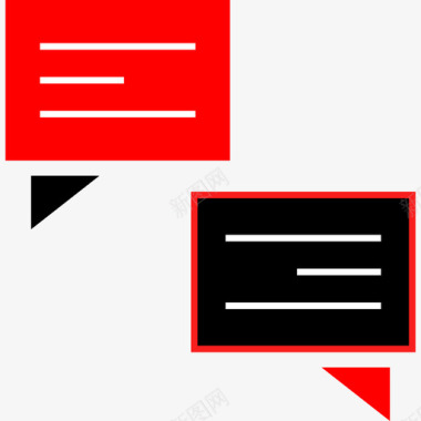 聊天的聊天气泡聊天思维12平面图标图标