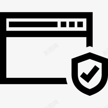网络安全师安全浏览器受保护网络图标图标