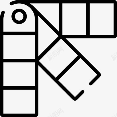 鲸鱼图形Pantone图形工具2线性图标图标