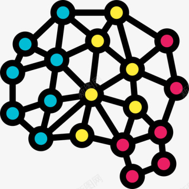 人工智能识别人工智能人工智能20线性颜色图标图标