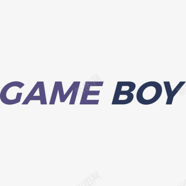 Gameboy游戏GameBoy视频游戏徽标4扁平图标图标