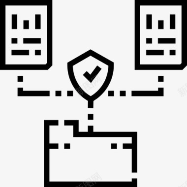 32x32文件夹internet安全32线性图标图标