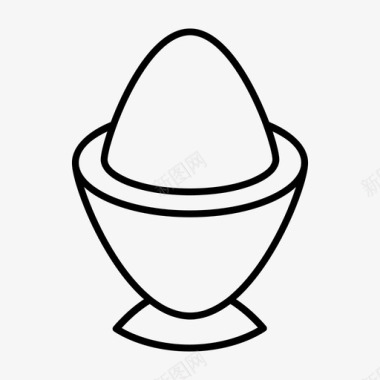 鸡蛋碗鸡肉图标图标