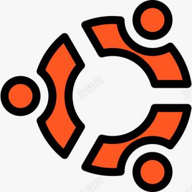 彩色和Ubuntu品牌2图标图标