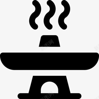 火锅中餐6馅图标图标