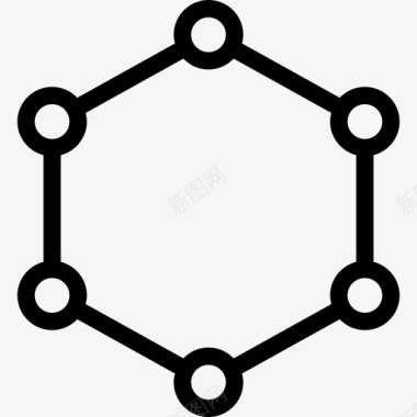 科学竞赛分子科学20线性图标图标