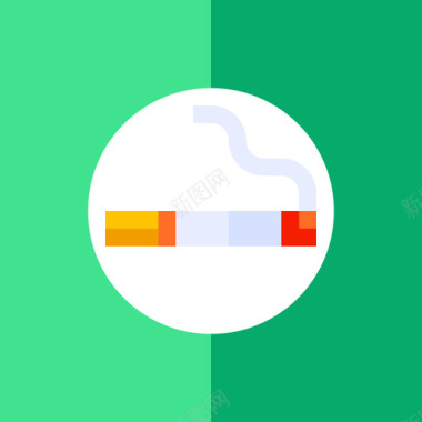 吸烟器吸烟生活方式2平淡图标图标