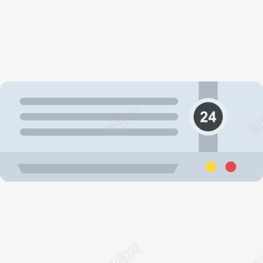 大金空调素材空调旅行和地方公寓图标图标