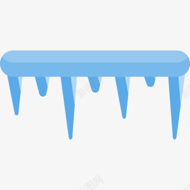 冰柱冬季自然12扁平图标图标
