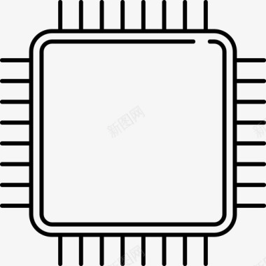 Intel芯片微芯片器件20线路128px图标图标