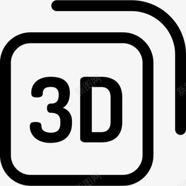 d背景3d思维26线性图标图标