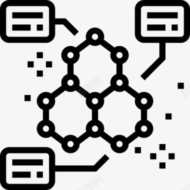分子分子生物化学5线性图标图标