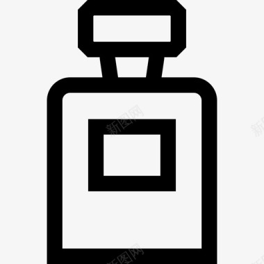 香水奢华5线性图标图标