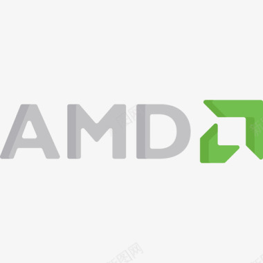 Amd技术标识2扁平图标图标