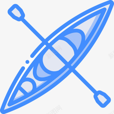 皮艇极限运动3蓝色图标图标