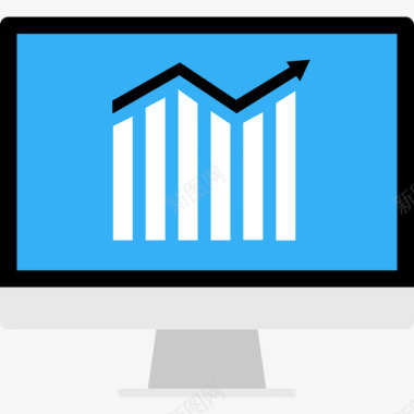 显示效果图显示器商业和搜索引擎优化4单位图标图标