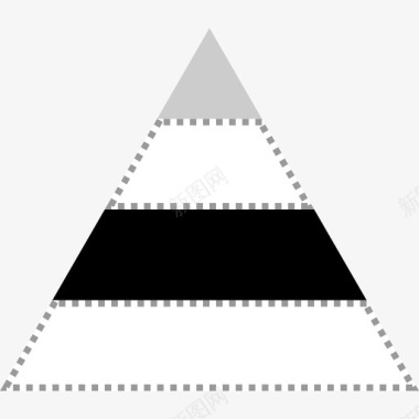金字塔图图表和图表9平面图图标图标