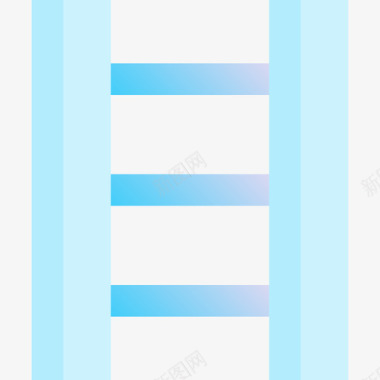 梯子家庭维修3蓝色图标图标