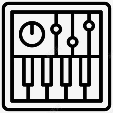 动感音量图标均衡器混音器多媒体图标图标