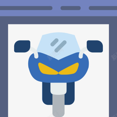 摩托车汽车零件平板车图标图标