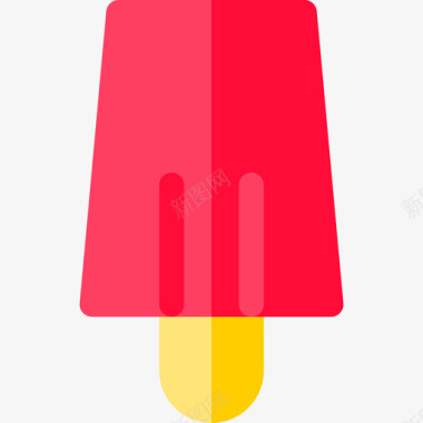 冰棒夏季食品饮料平板图标图标