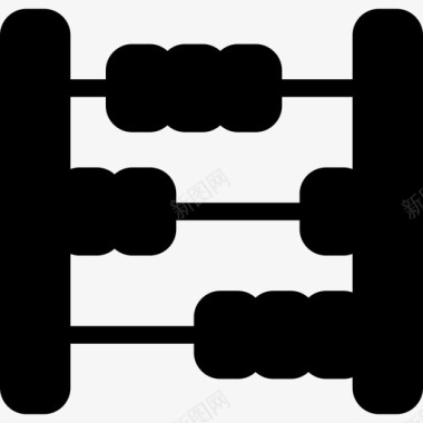 算盘算盘婴儿4填充图标图标