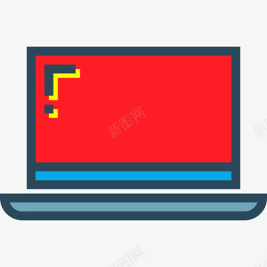 彩色小图标彩色笔记本电脑图标图标