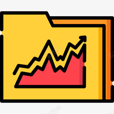 10G文件夹businessanalytics10线性颜色图标图标