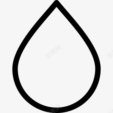 水滴水6直线图标图标