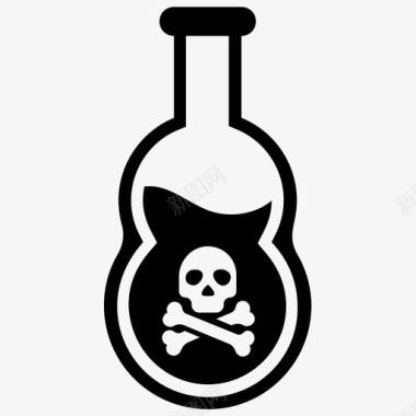 化学化学瓶毒药瓶图标图标