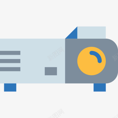 投影仪办公单元11平面图标图标