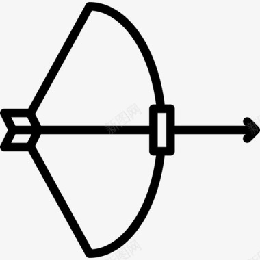热武器箭武器直线图标图标