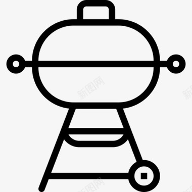 铁板烧烤烧烤烹饪3直系图标图标