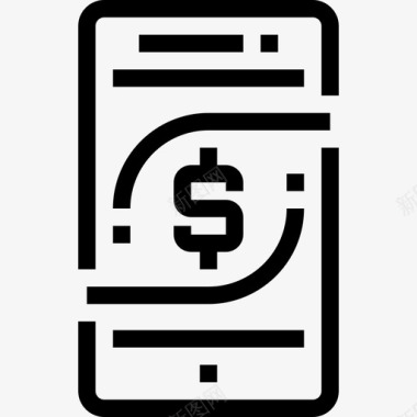 移动移动功能25线性图标图标