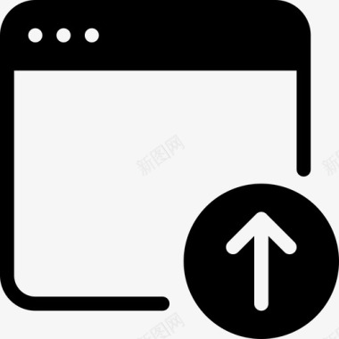 分类应用浏览器窗口和应用程序填充图标图标