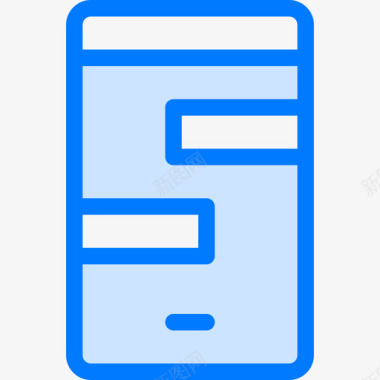 信息手机12蓝色图标图标