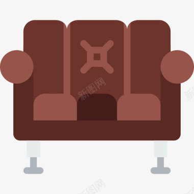 沙发家具和家用5平的图标图标