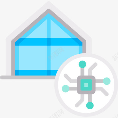 智能住宅未来科技14公寓图标图标